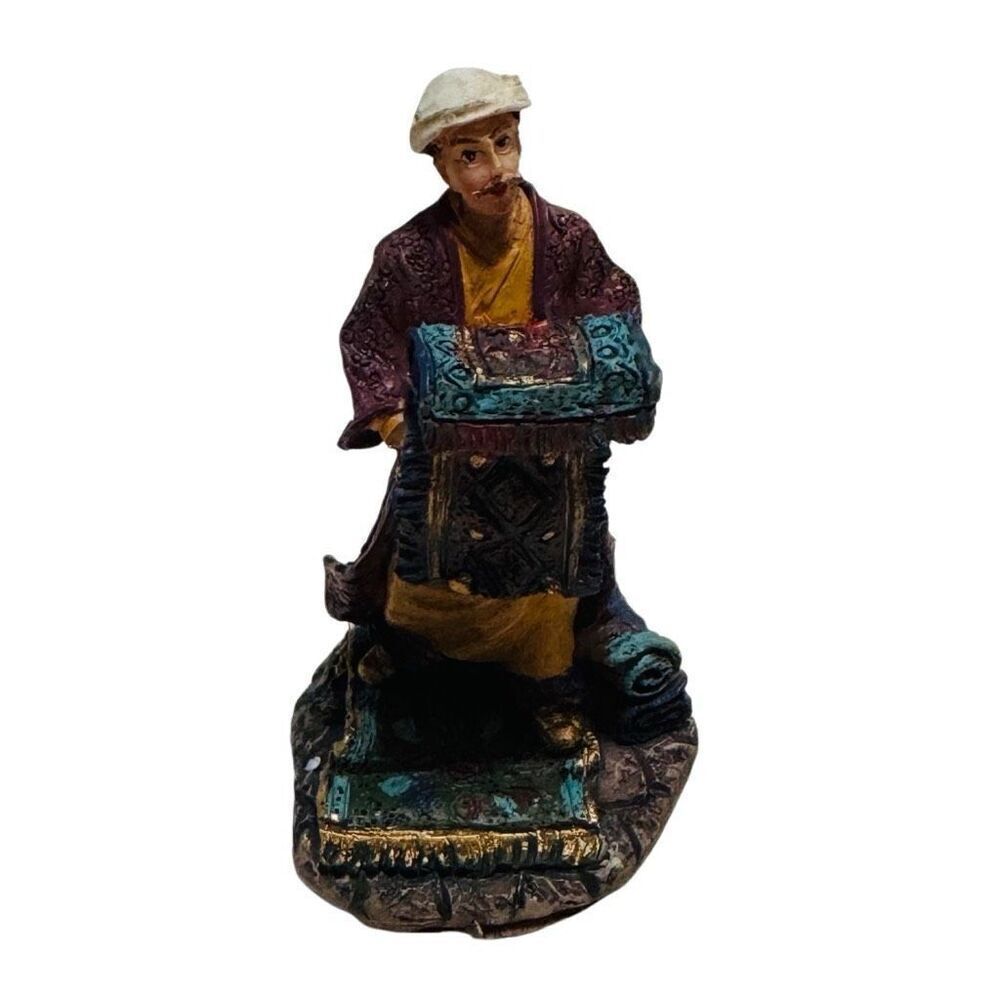 Grandeur Noel Bethlehem Village peddler / Shop Keeper Nativity FONTANINI House